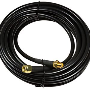 LogiLink Rallonge pour antenne intérieure WiFi, 5 m, noir