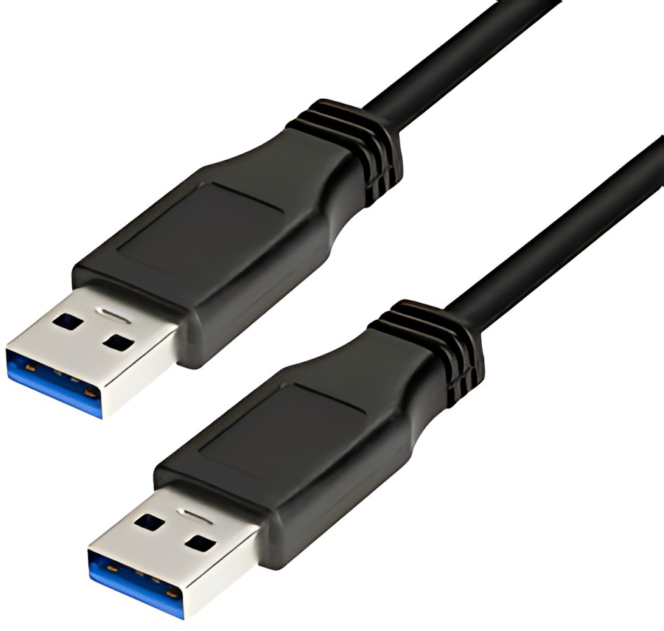 LogiLink Câble USB 3.0, USB-A - USB-A mâle, 1 m, noir