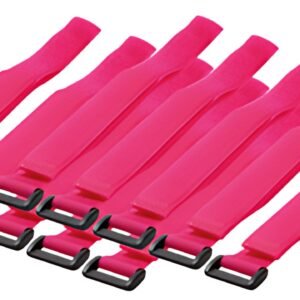LogiLink Attache-câbles auto-agrippante, 500 x 20 mm, rose