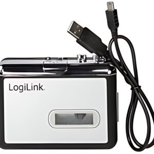 LogiLink Walkman, avec fonction convertisseur, noir/argent