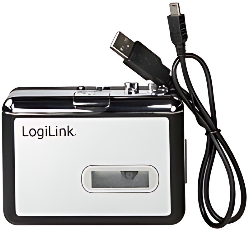 LogiLink Walkman, avec fonction convertisseur, noir/argent