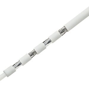 LogiLink Câble coaxial pour satellite, 100 m, blanc