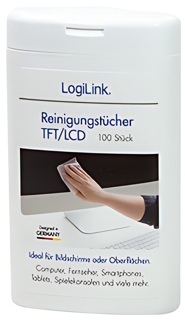 LogiLink Lingettes de nettoyage pour écrans TFT/LCD/LED,