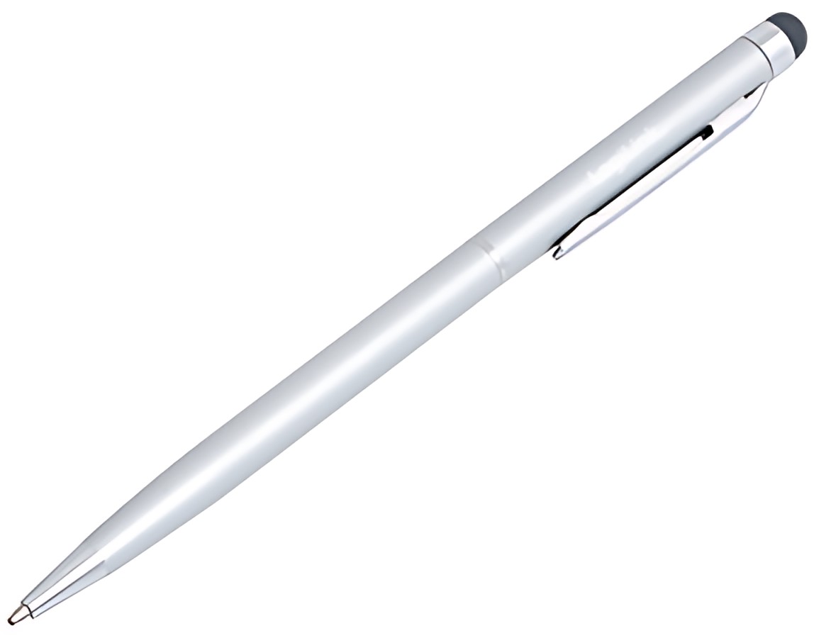 Logilink Stylet avec stylo à bille, argent