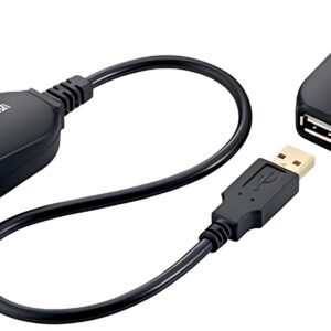 LogiLink Kit Extender USB 2.0, Twisted Pair, noir