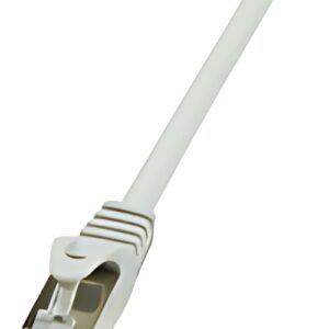 LogiLink Câble Patch, Cat. 5e, F/UTP, 2 m, gris, gaine en