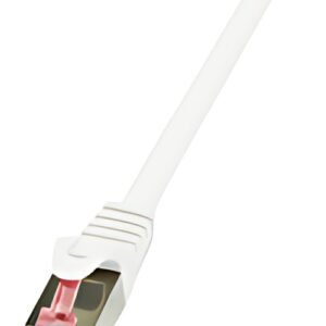 LogiLink Câble patch, Cat. 6, S/FTP, 1,5 m, blanc