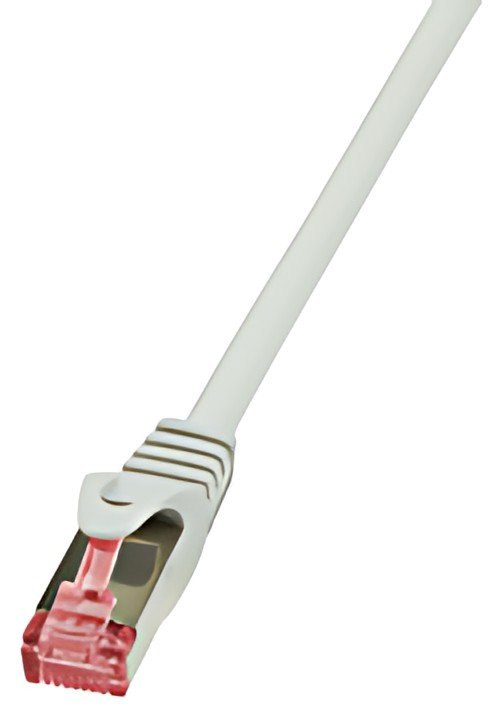 LogiLink Câble patch, Cat. 6, S/FTP, 10,0 m, gris