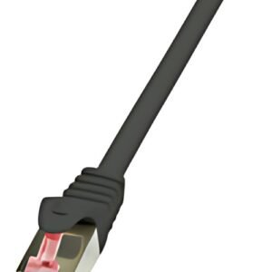 LogiLink Câble patch, Cat. 6, S/FTP, 10,0 m, noir