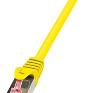 LogiLink Câble patch, Cat.6, S/FTP, 10,0 m, jaune