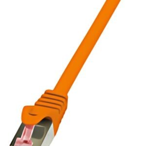 LogiLink Câble patch, Cat. 6, S/FTP, 10,0 m, orange