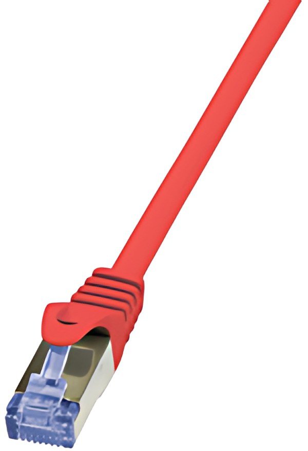 LogiLink Câble patch, Cat. 6A, S/FTP, 5,0 m, rouge