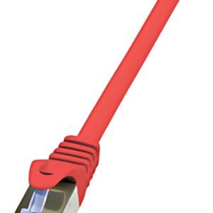 LogiLink Câble patch, Cat. 6A, S/FTP, 7,5 m, rouge