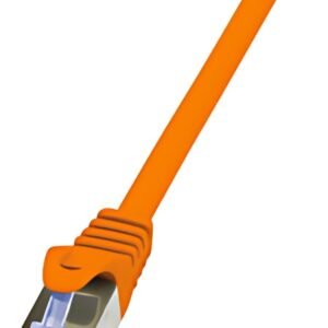 LogiLink Câble patch, Cat. 6A, S/FTP, 7,5 m, orange