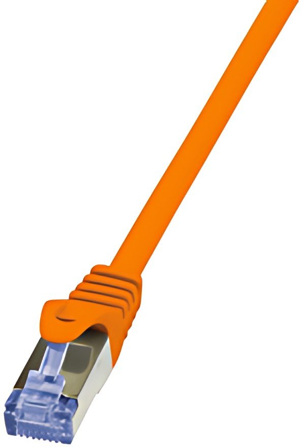 LogiLink Câble patch, Cat. 6A, S/FTP, 7,5 m, orange