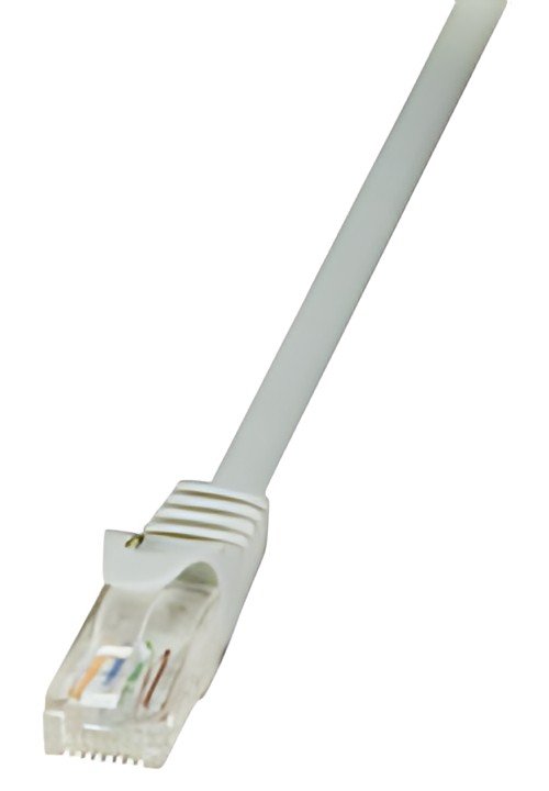 LogiLink Câble patch, Cat. 5e, U/UTP, 50,0 m, gris, gaine en