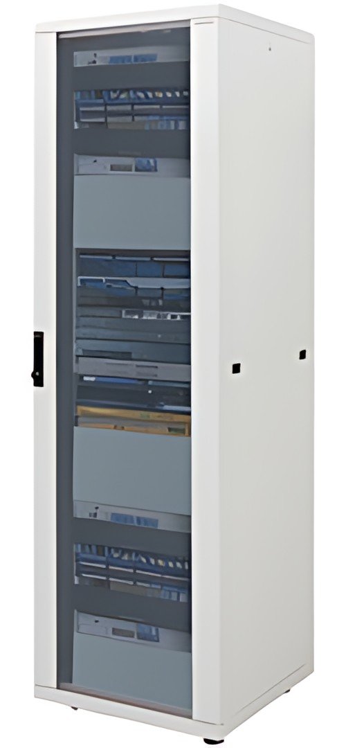 LogiLink Baie réseau 19", 22 U, gris clair (RAL 7035)