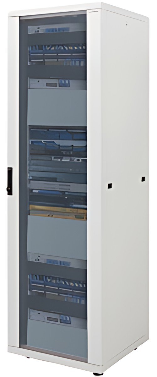 LogiLink Baie réseau 19", 22 U, gris clair (RAL 7035)