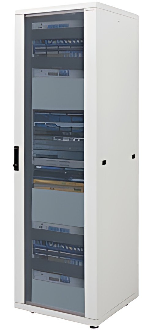 LogiLink Baie réseau 19", 22 U, gris clair (RAL7035)