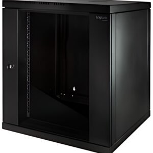 LogiLink Coffret mural 19", une pièce, 15 U, gris clair
