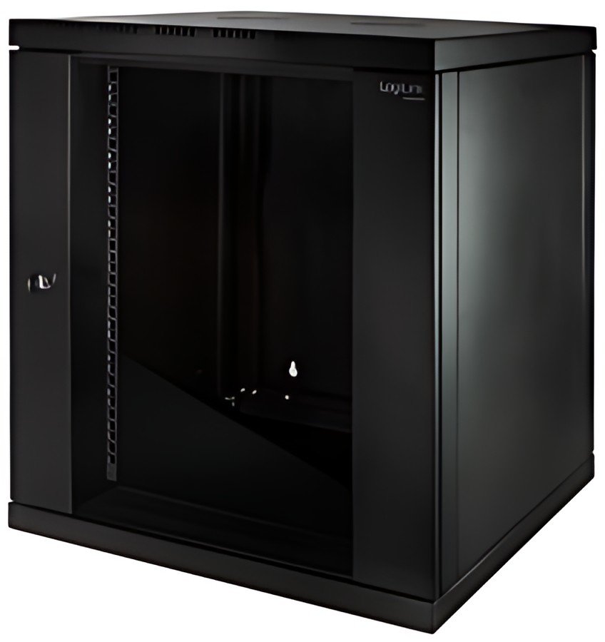 LogiLink Coffret mural 19", une pièce, 21 U, noir