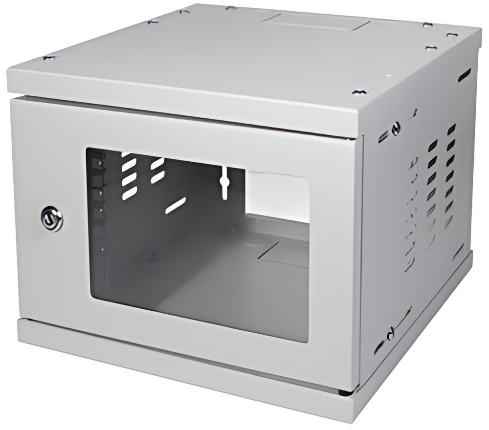Logilink Coffret mural 10" SoHo, monté, 4 U, gris clair