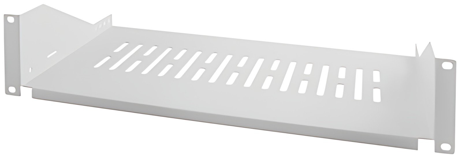 LogiLink Etagère 19", 2 U, montage fixe, (P)250 mm, gris