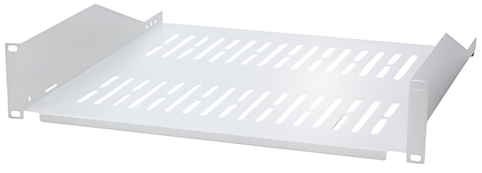 LogiLink Etagère 19", 2 U, montage fixe, (P)400 mm, gris