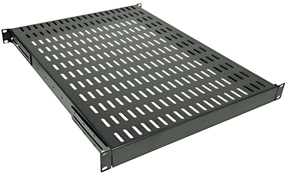 LogiLink Etagère 19" pour charges lourdes, 1 U, (P)400 mm