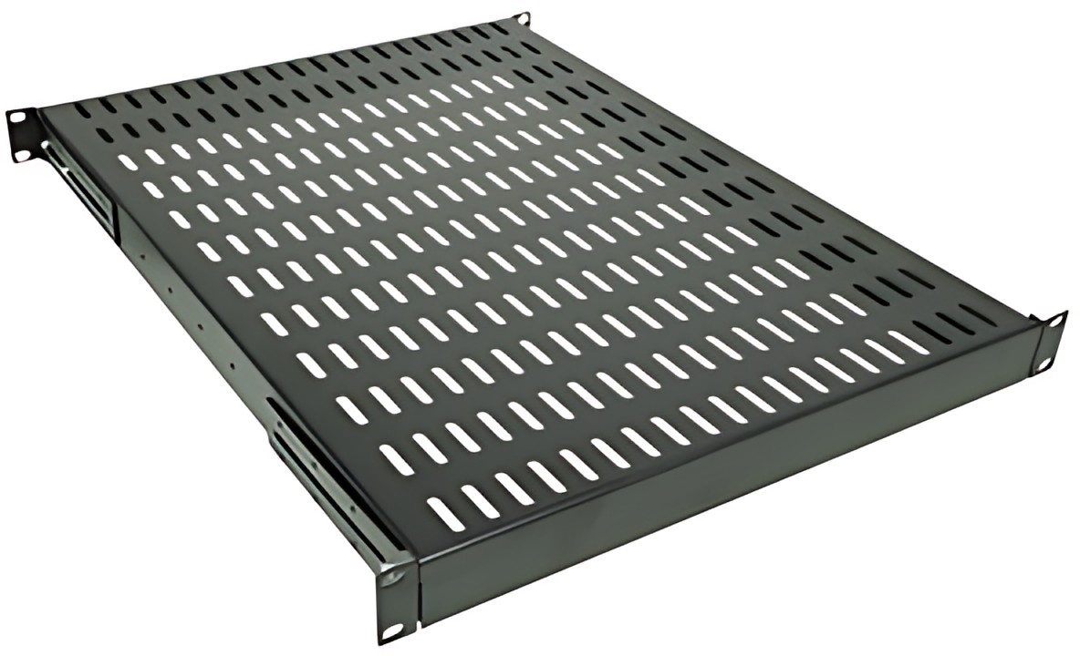 LogiLink Etagère 19" pour charges lourdes, 1 U, (P)800 mm