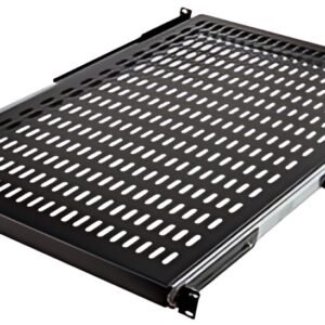 LogiLink Etagère 19", 1 U, téléscopique, (P)800 mm