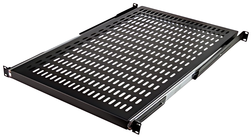 LogiLink Etagère 19", 1 U, téléscopique, (P)800 mm