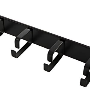 LogiLink Panneau de gestion de câbles 19", 1 U, 5 anneaux en