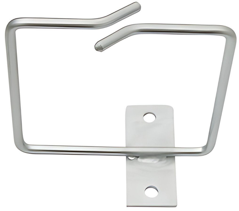 LogiLink Anneaux guide câbles, 100 x 100 mm, argent, zingué