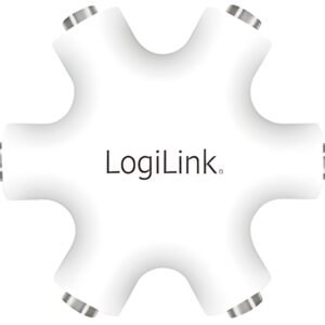 LogiLink Splitter audio LogiStar, blanc