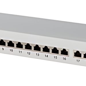 LogiLink Panneau de brassage 19" Cat.6A, 24 ports, 1 U