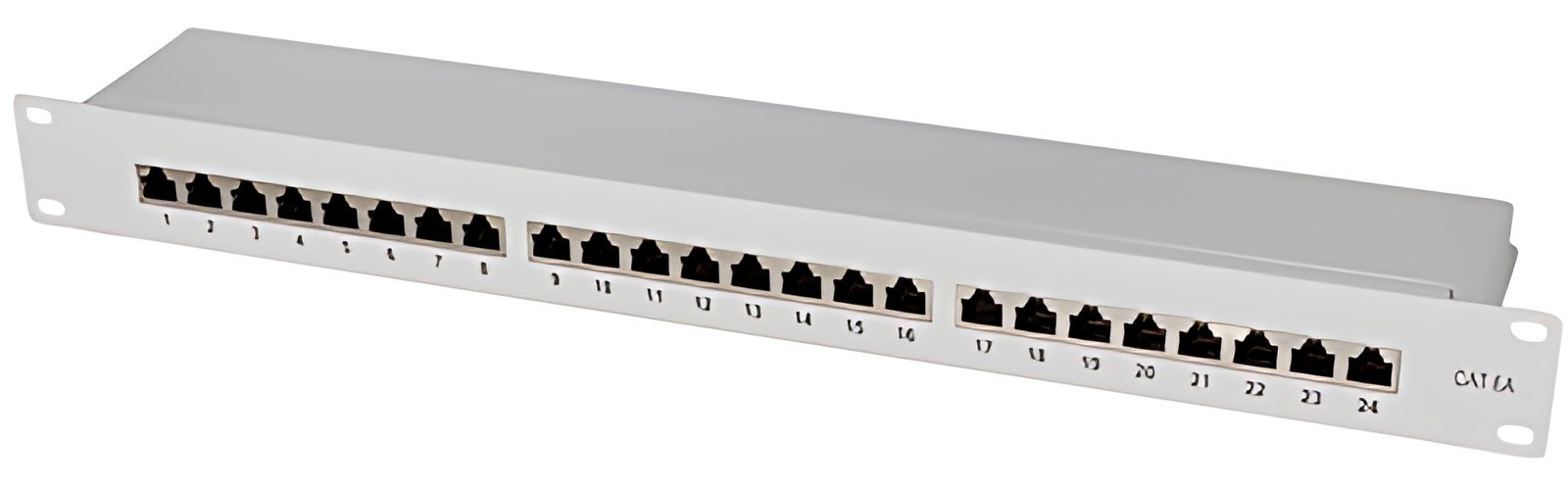 LogiLink Panneau de brassage 19" Cat.6A, 24 ports, 1 U