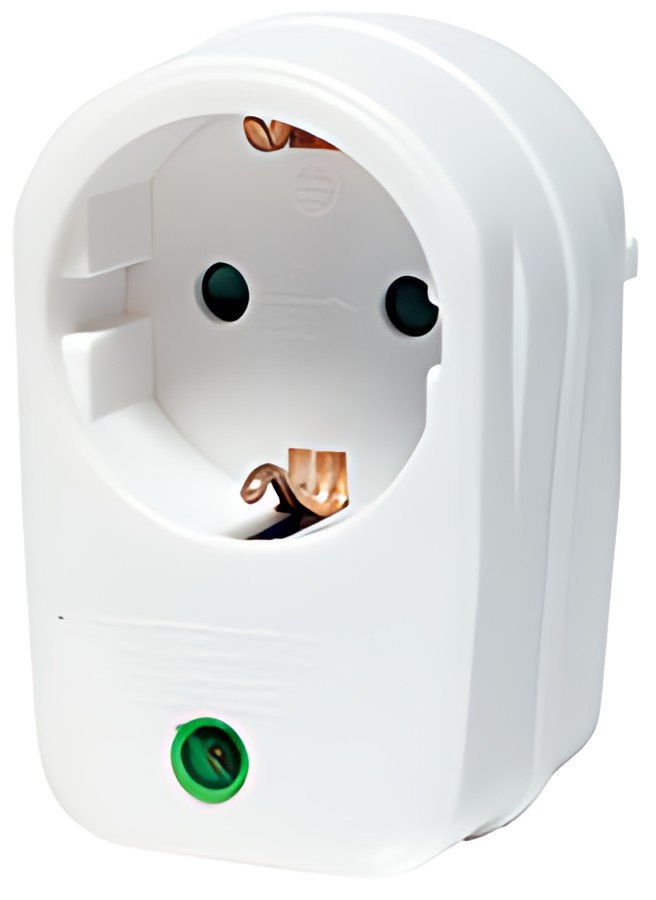 Adaptateur de protection contre les surtensions LogiLink, blanc
