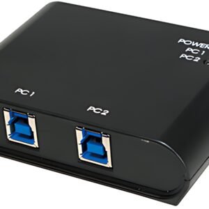LogiLink Switch de partage USB 3.0, 2 PC sur un port USB