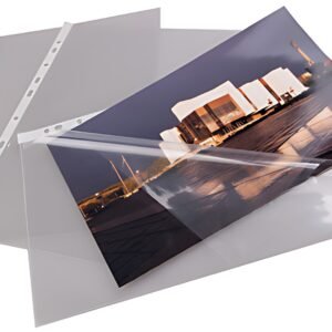 proOFFICE Pochette perforée, A4, film PP, transparent