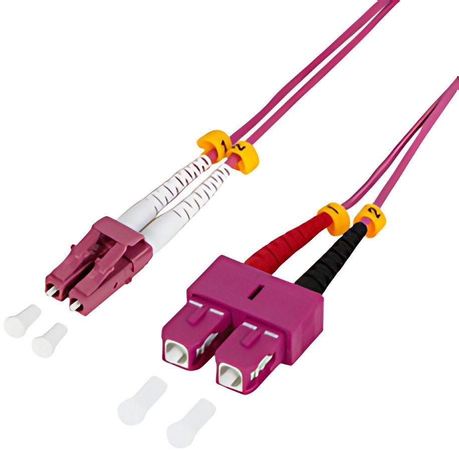 LogiLink Câble Patch à fibre optique, LC Duplex - SC Duplex