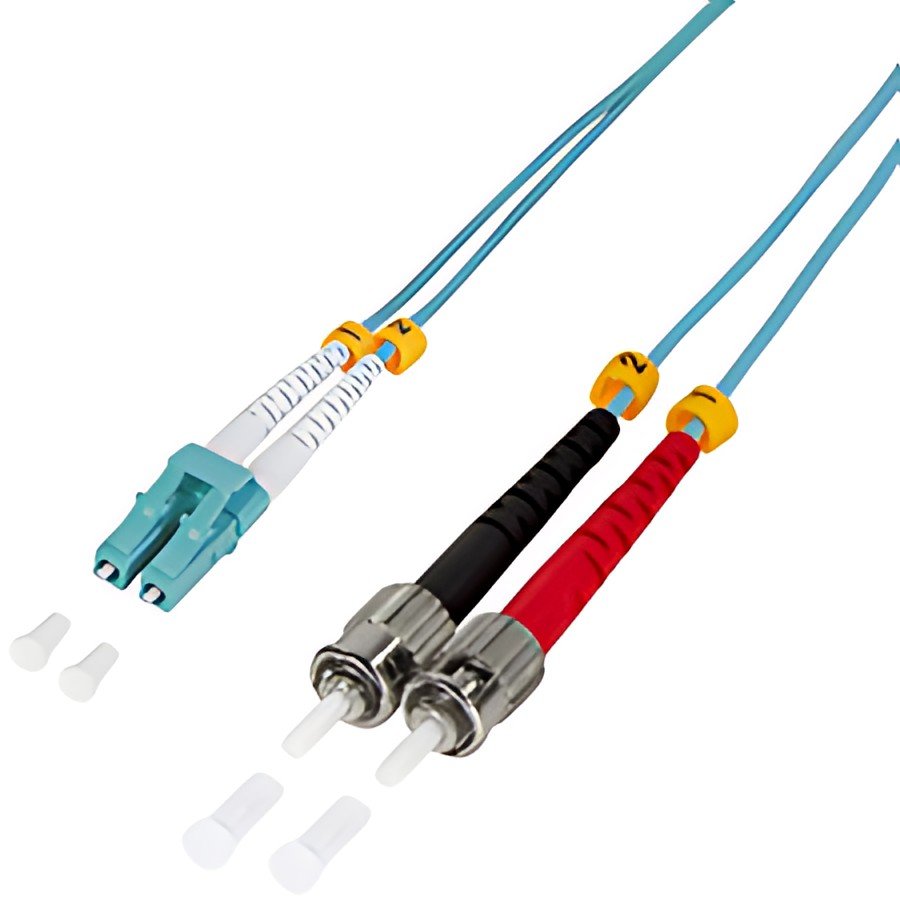 LogiLink Câble Patch à fibre optique, LC Duplex - 2 x ST