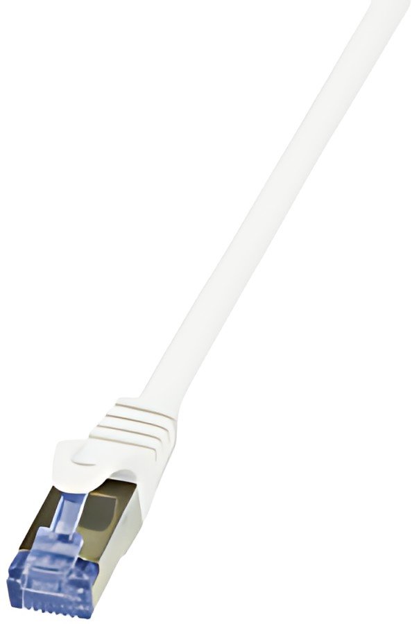 LogiLink Câble patch PrimeLine, Cat. 6A, S/FTP, 10 m, blanc