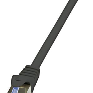 LogiLink Câble patch PrimeLine, Cat. 6A, S/FTP, 0,5 m, noir