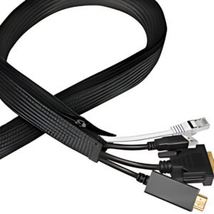 LogiLink Gaine pour câble, 1,0 m, capacité: 20 mm, noir