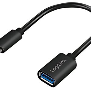 LogiLink Câble adaptateur USB 3.1, USB-C mâle- USB-A femelle