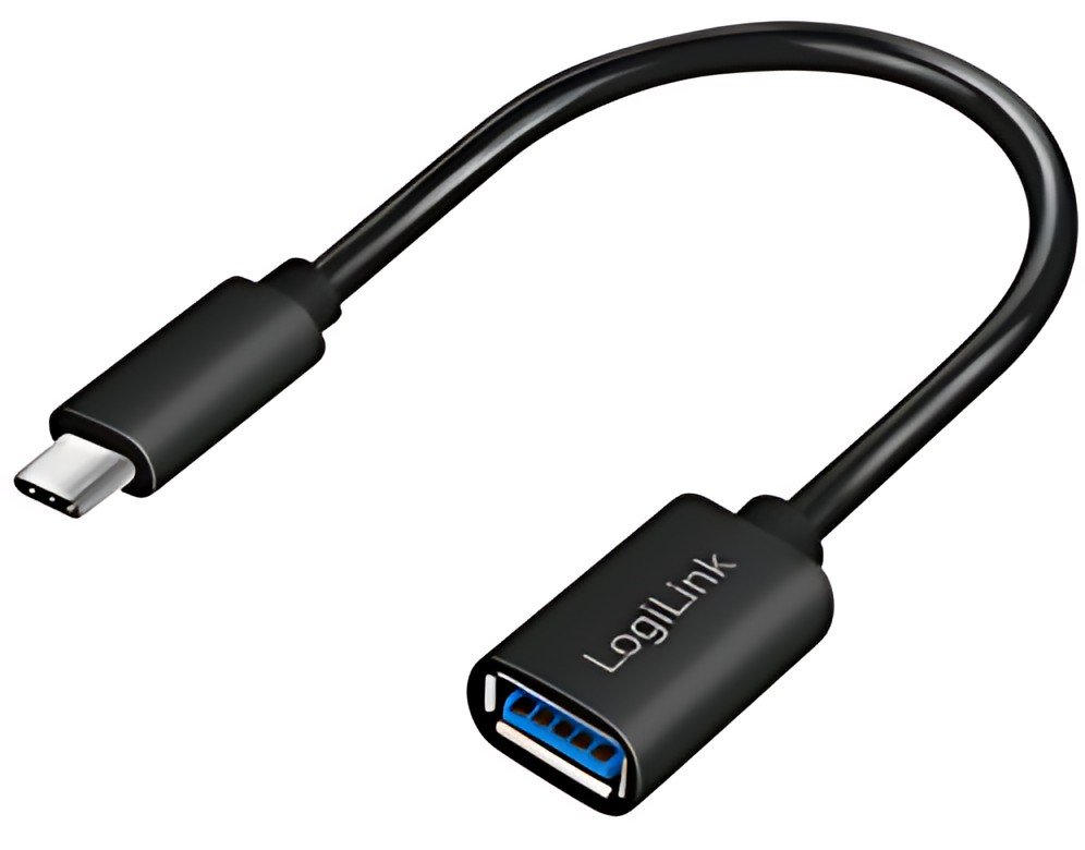 LogiLink Câble adaptateur USB 3.1, USB-C mâle- USB-A femelle