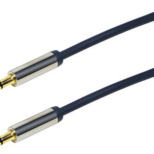 LogiLink Câble audio, 2 x jack mâle 3,5 mm, 1,5 m