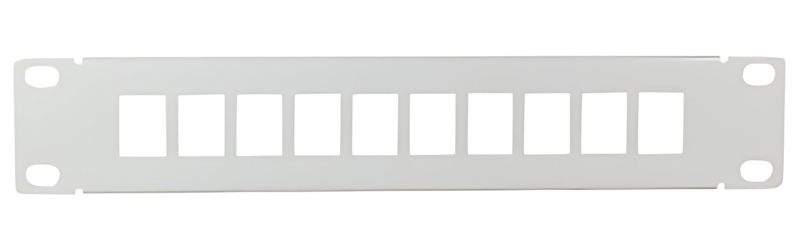 LogiLink Panneau de brassage keystone 10", gris clair