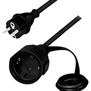 LogiLink Schutzkontakt-Stromverlängerungskabel, 5,0 m, IP44